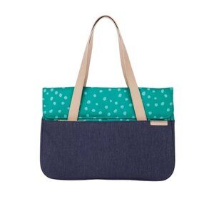 STM Bags Grace Deluxe Sleeve 15" Laptop Sleeve Teal Dot. NWT